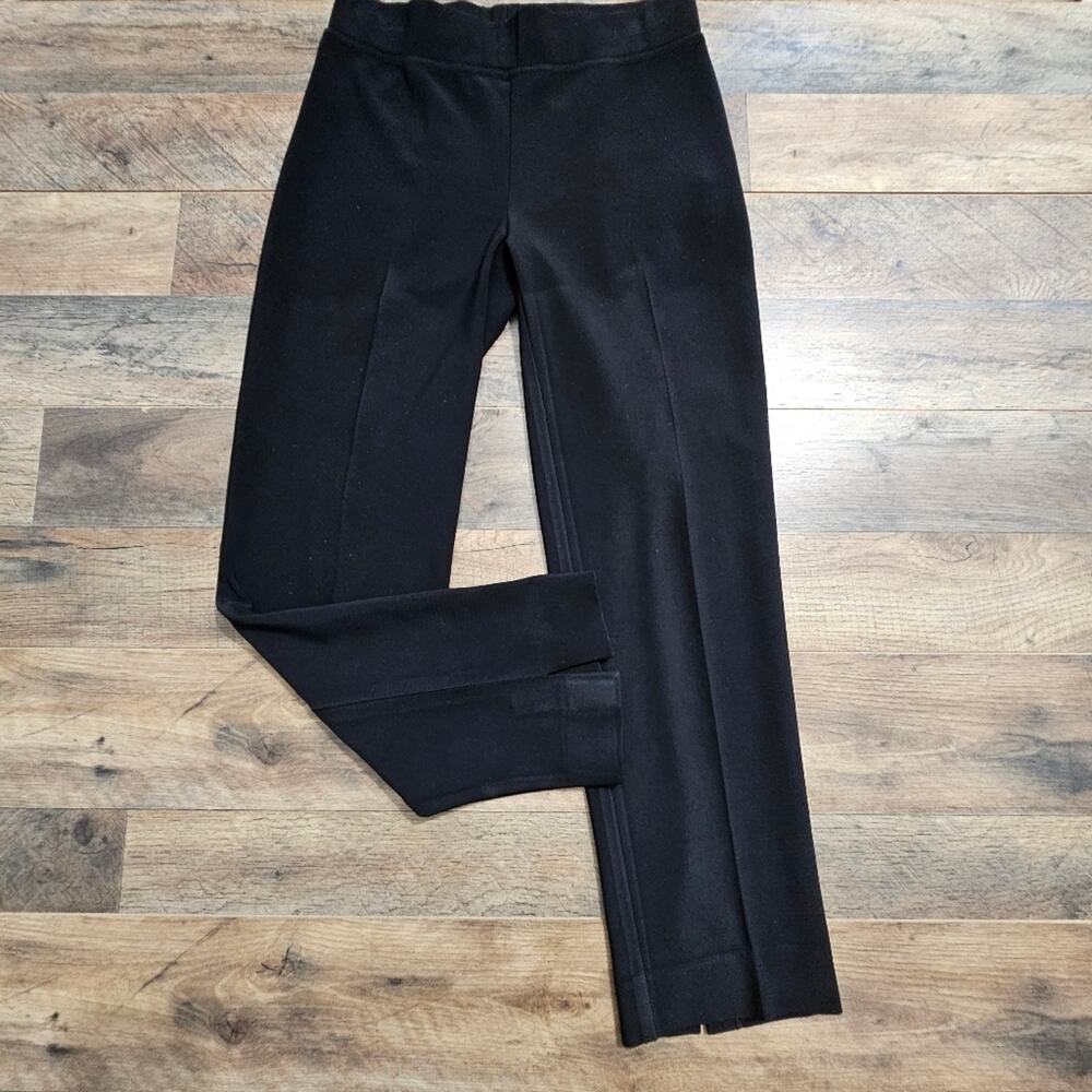 Joseph Ribkoff Black Straight Leg Dress Pants Womens 4‎ Pull On Stretch Ankle